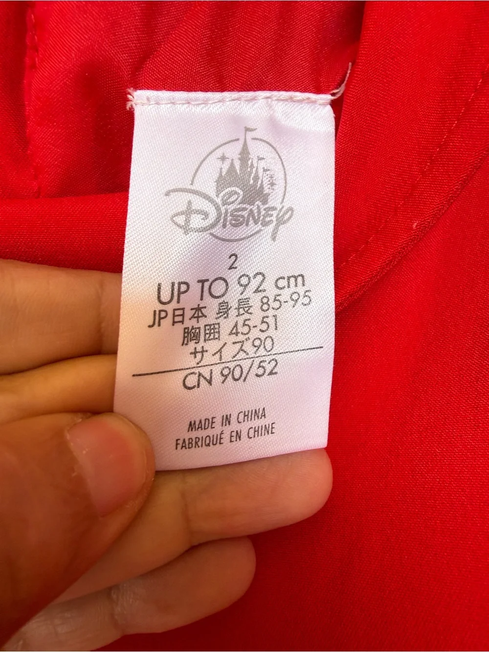 Disney Red Toddler Dress
